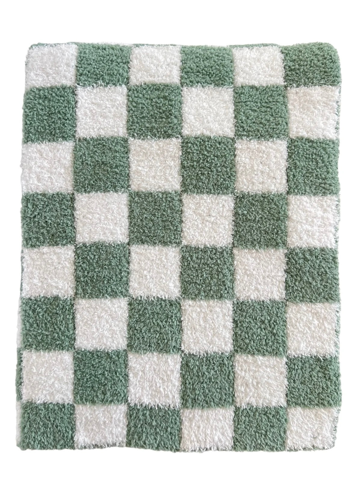 Phufy Bliss Checkerboard Blanket - Sage