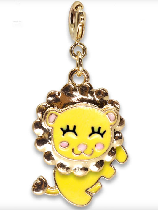 Charm It! Gold Swivel Lion Charm