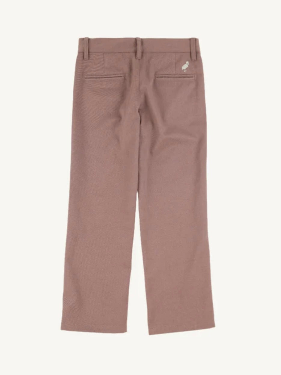Gray Bay Brown Prep School Pants