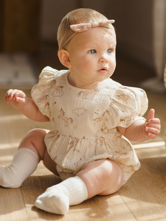 Cosette Romper - Unicorns