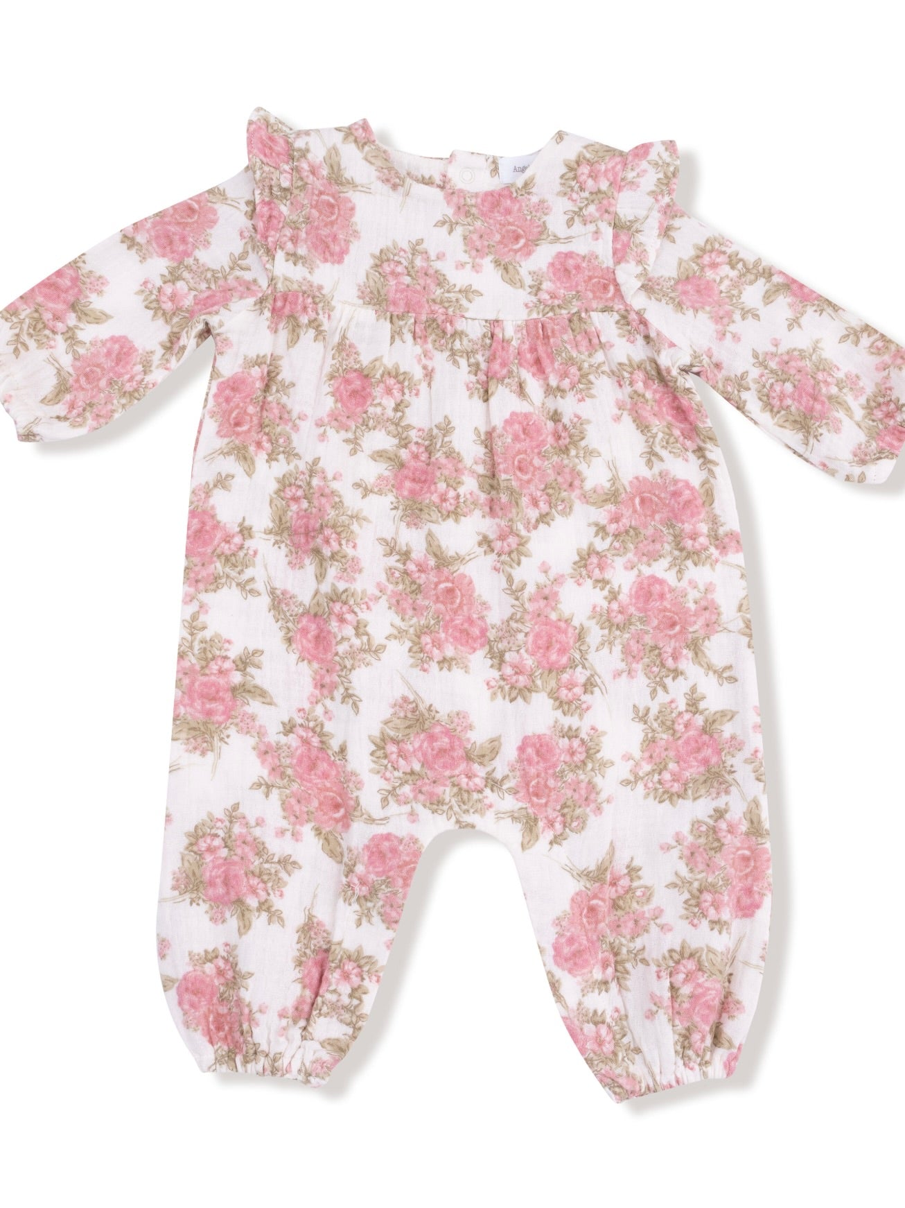 Heirloom Bouquets Ruffle Sleeve Romper