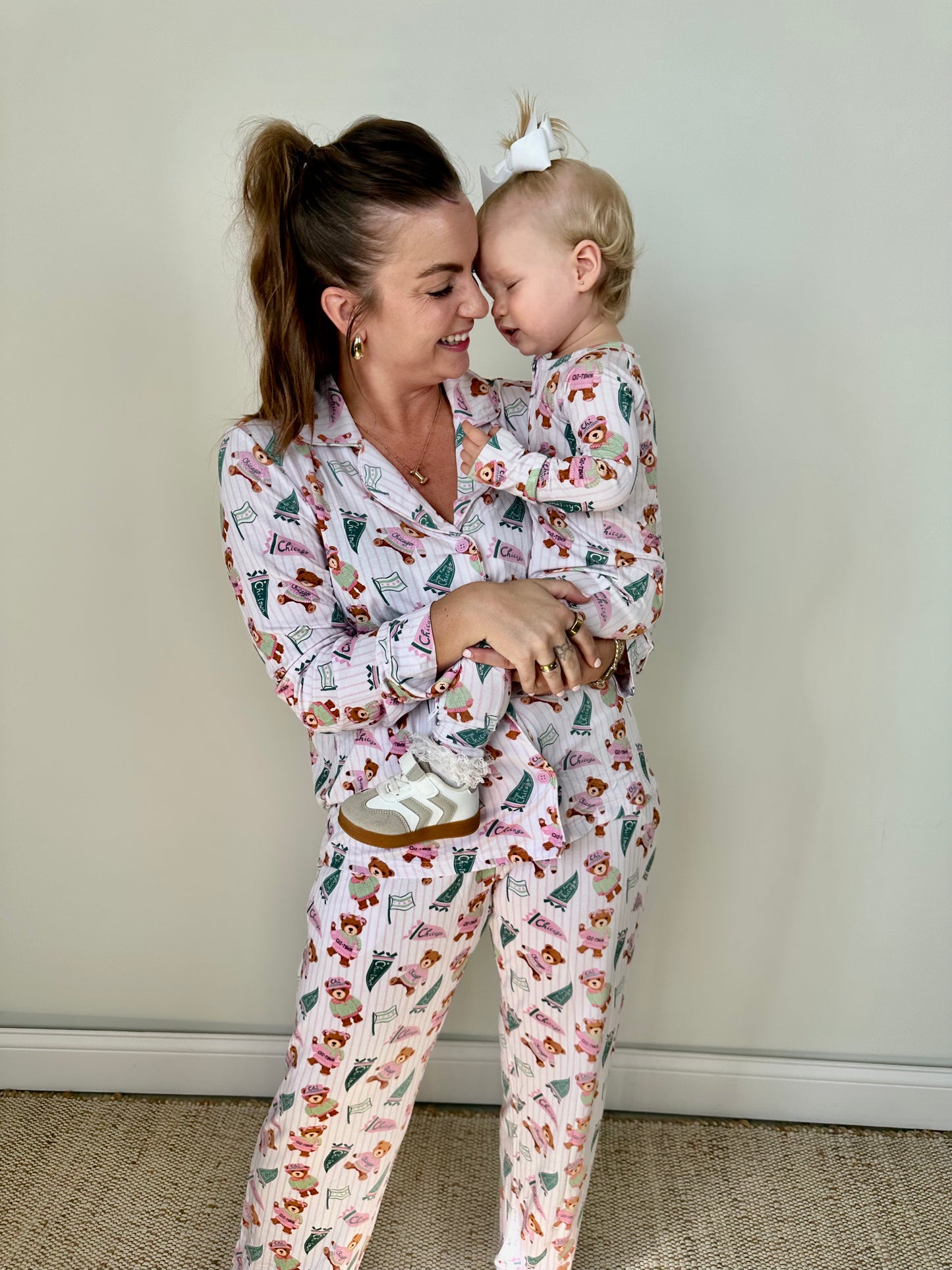 Chitown Teddy's Women's Pajamas- PINK