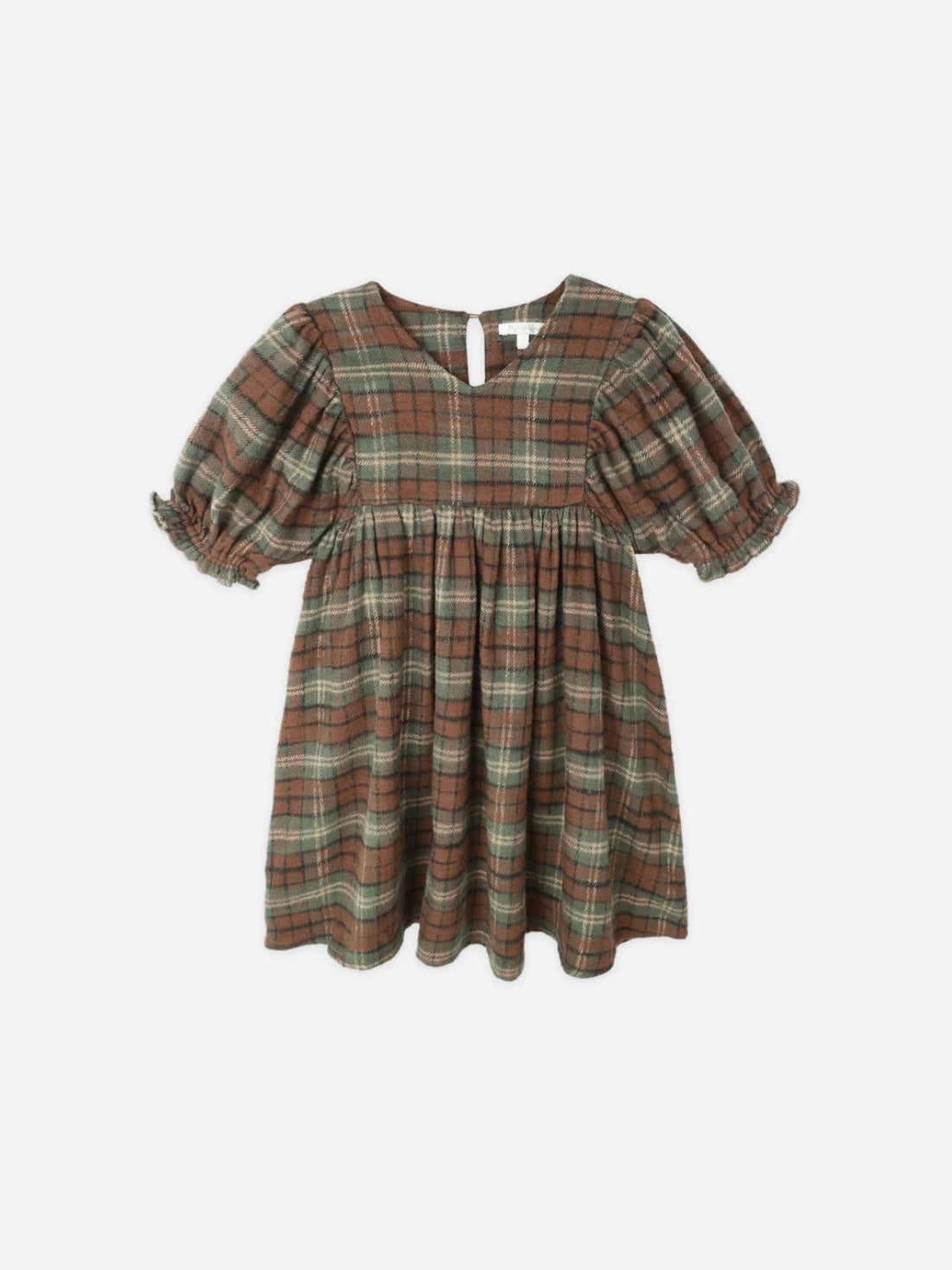 Evergreen Holiday Plaid Jolene Dress