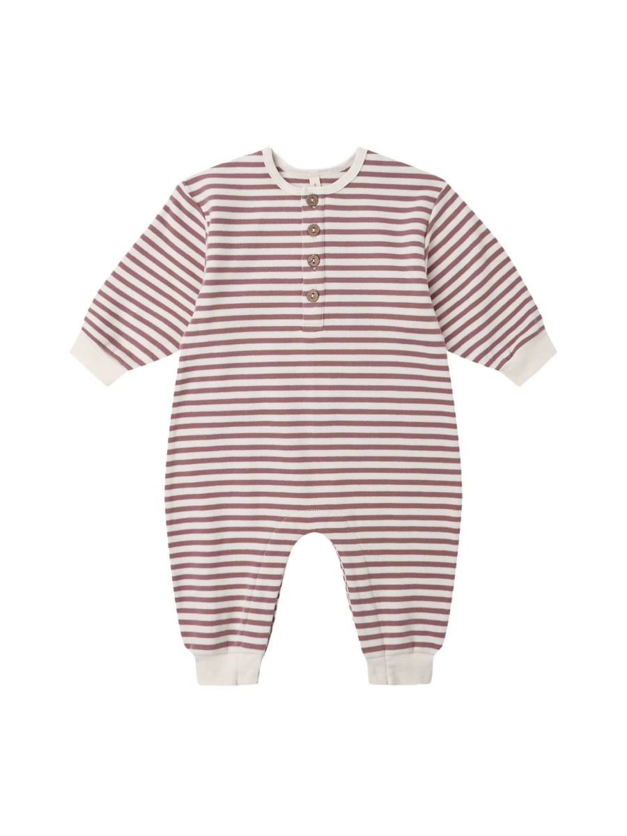 Mulberry Stripe Relaxed Jumpsuit