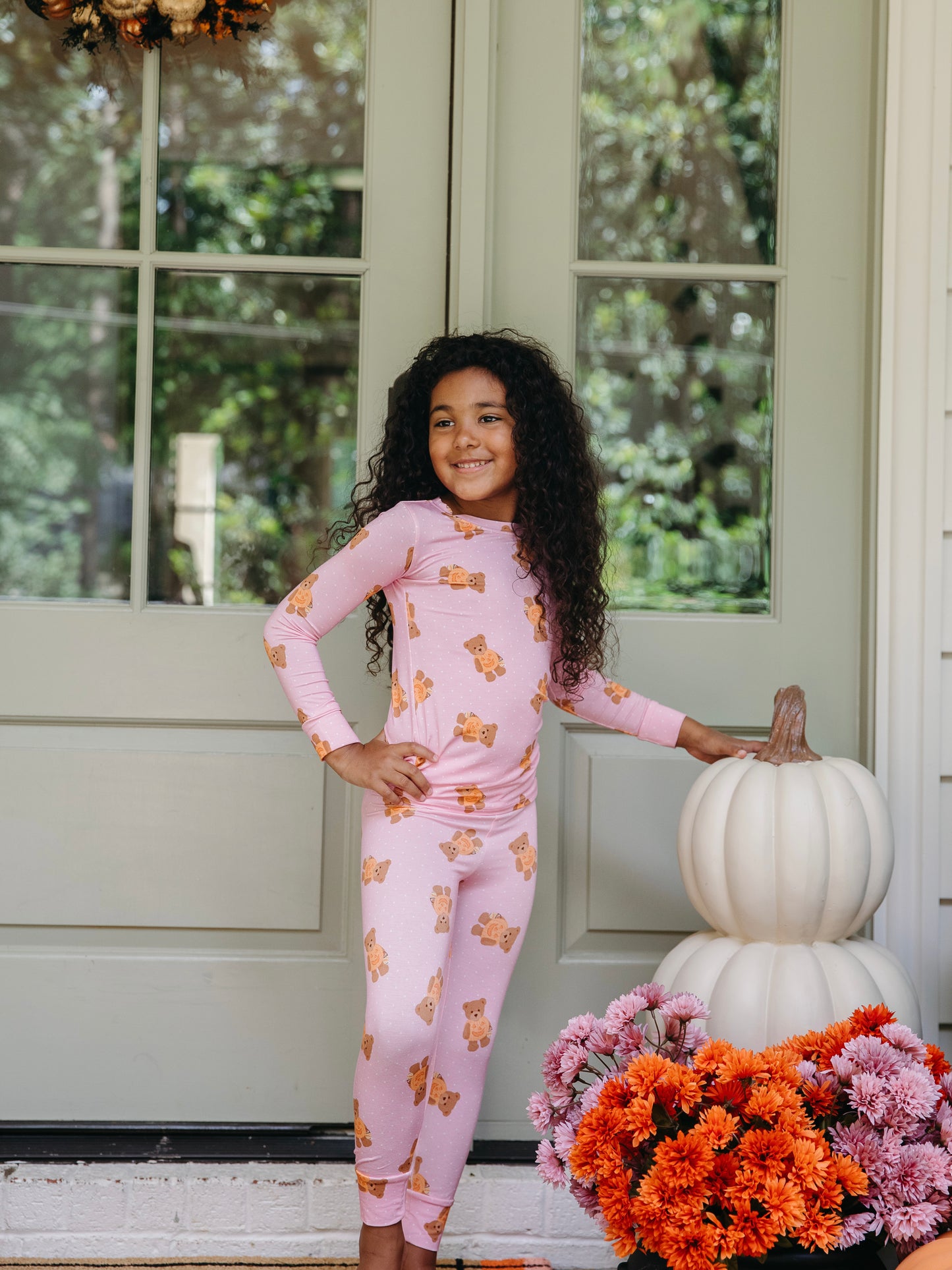 Polka Dot Little Boo Bear Pajama Set