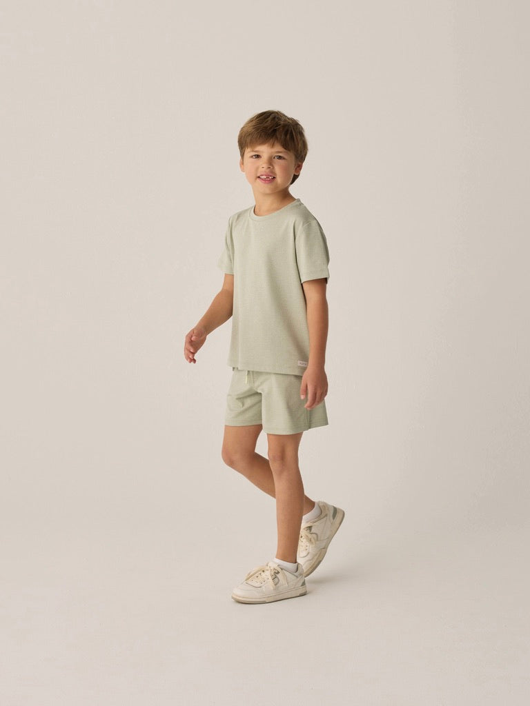 Heathered Sage Oceanside Tech Short