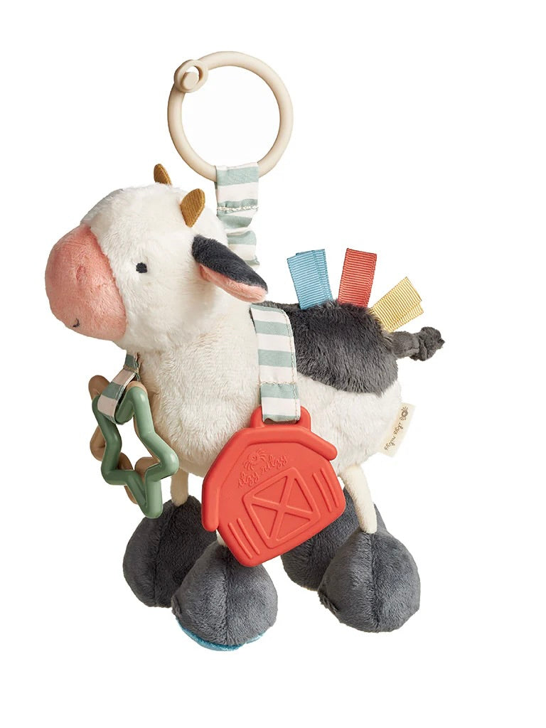 Itzy Friends Link & Love Activity Plush - Cow