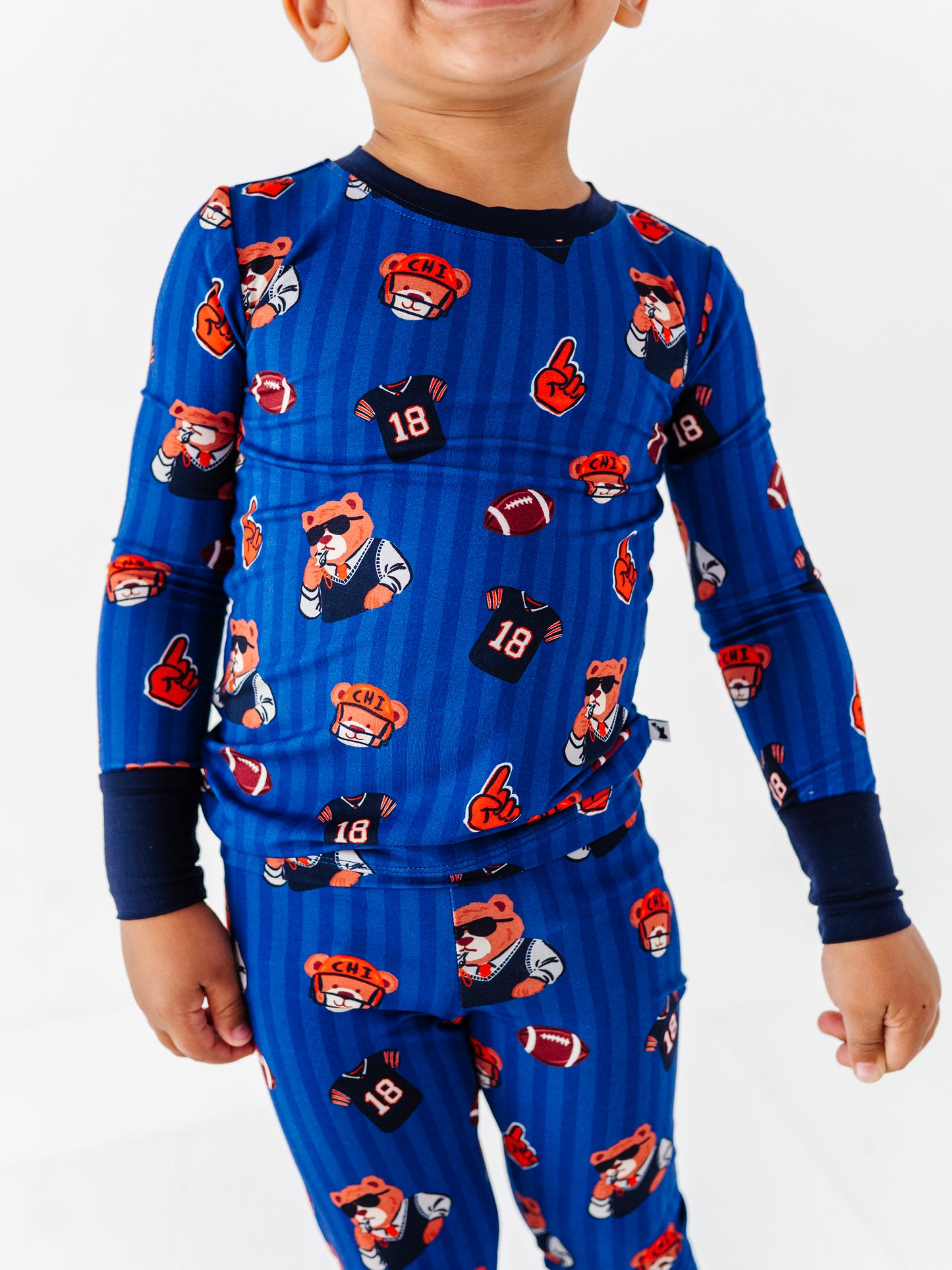 Chicago Football Kids Pajamas