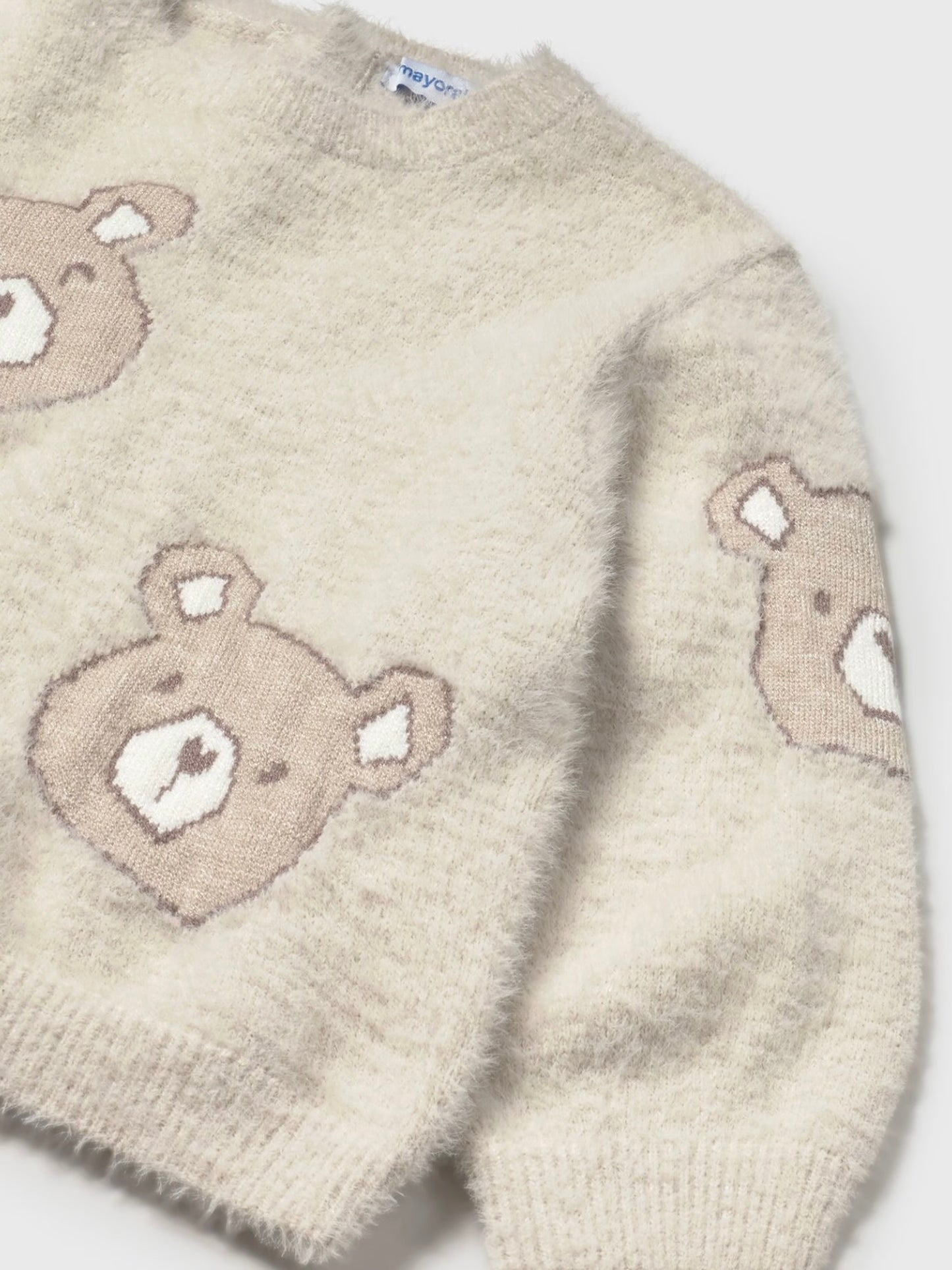 Teddy Puff Sleeve Sweater