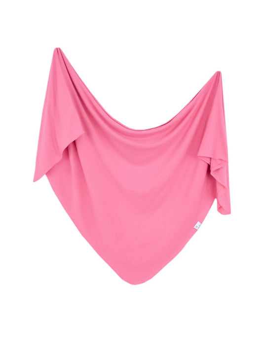 Copper Pearl Knit Blanket - Flamingo