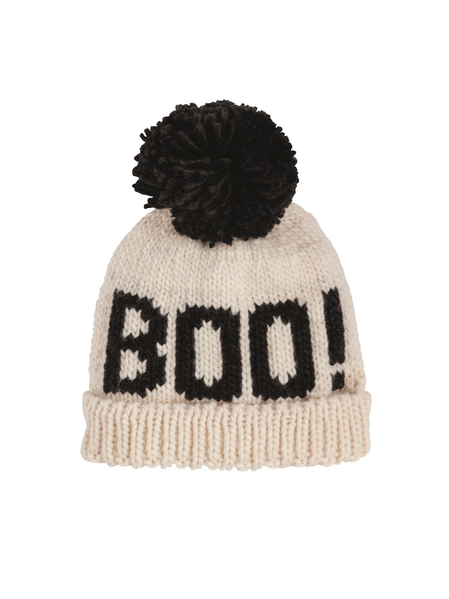 Knit Hat - BOO (6-18M)