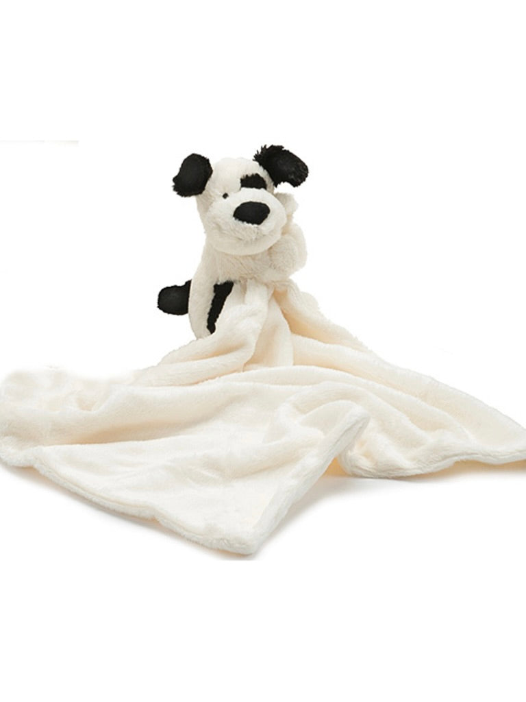 Bashful Black & Cream Puppy Soother