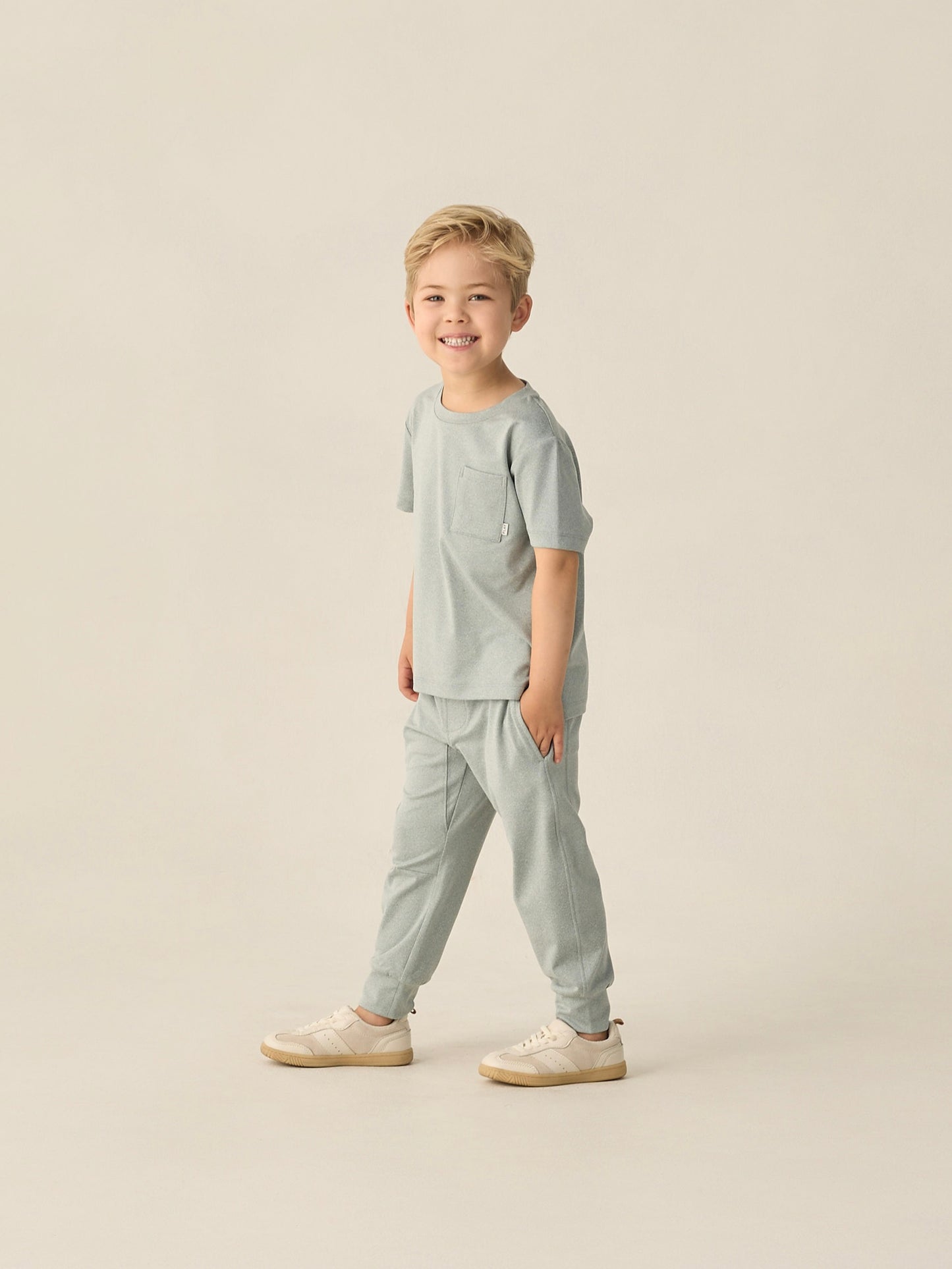 Heathered Sea Green Century Tech Jogger