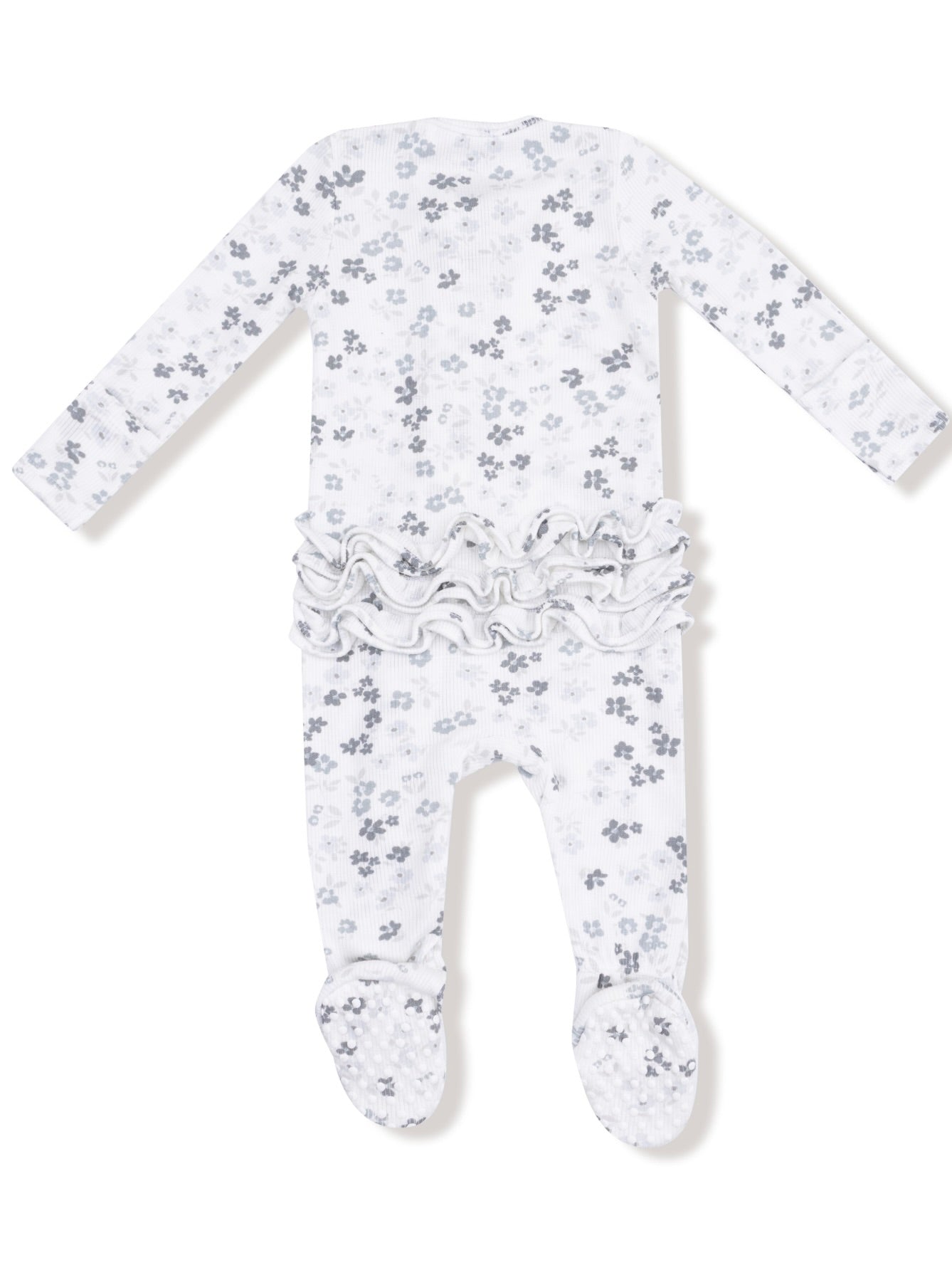 Caroline's Calico Ruffle Footie