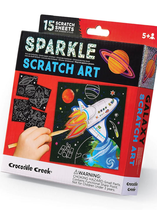 Sparkle Scratch Art - Galaxy