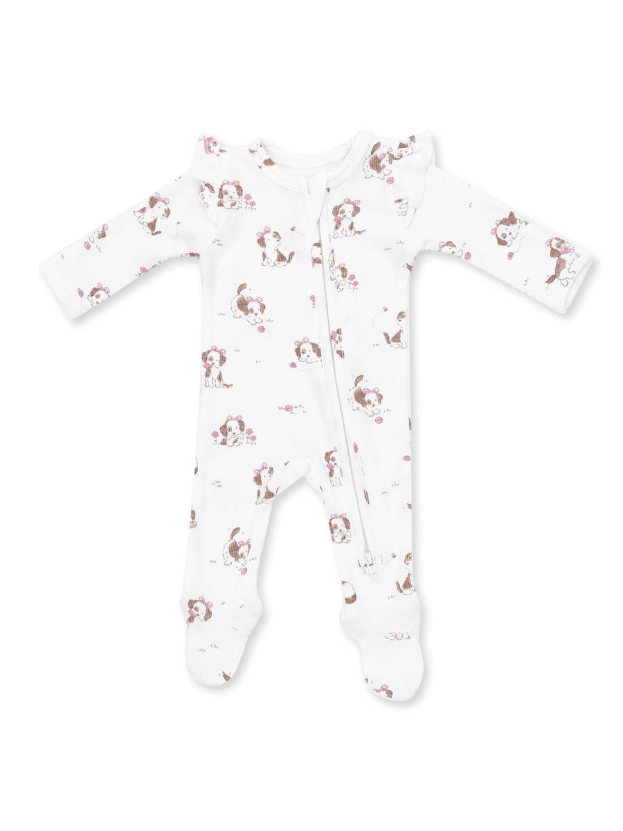 Pink Explorer Puppy Footie