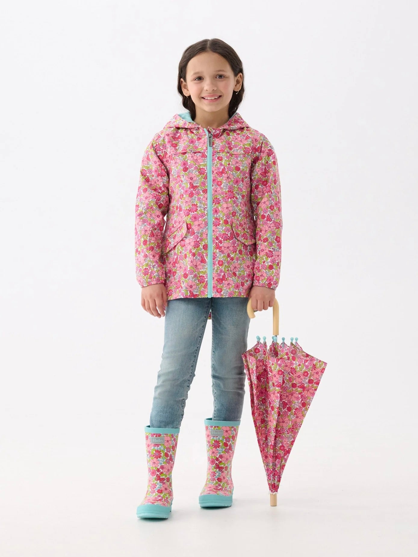 Groovy Flowers Microfiber Field Jacket