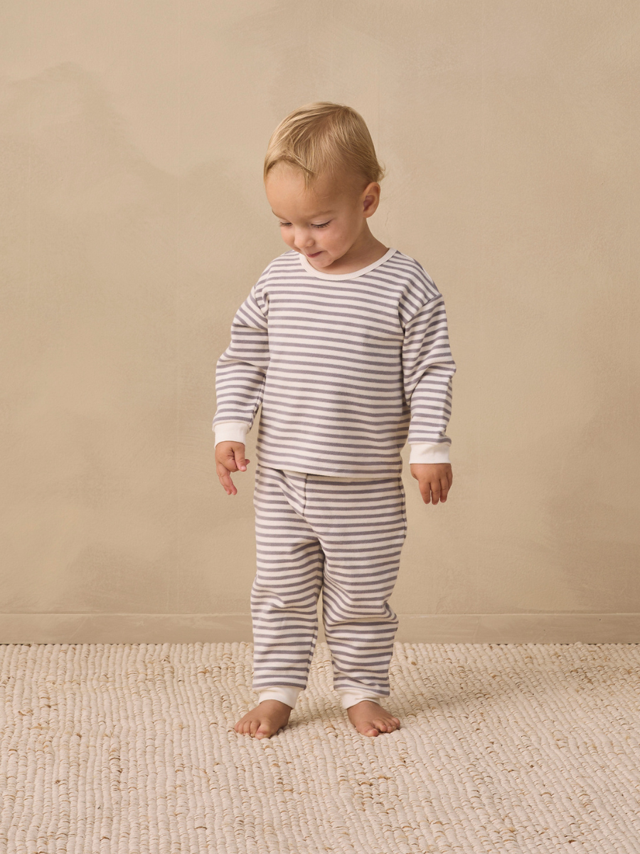 Slate Stripe Cozy Set