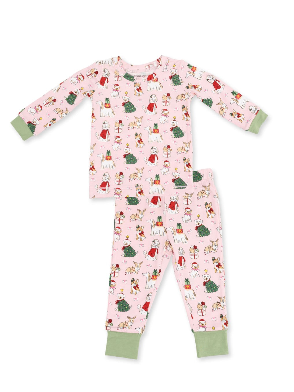 Pink Christmas Dogs Loungewear Set