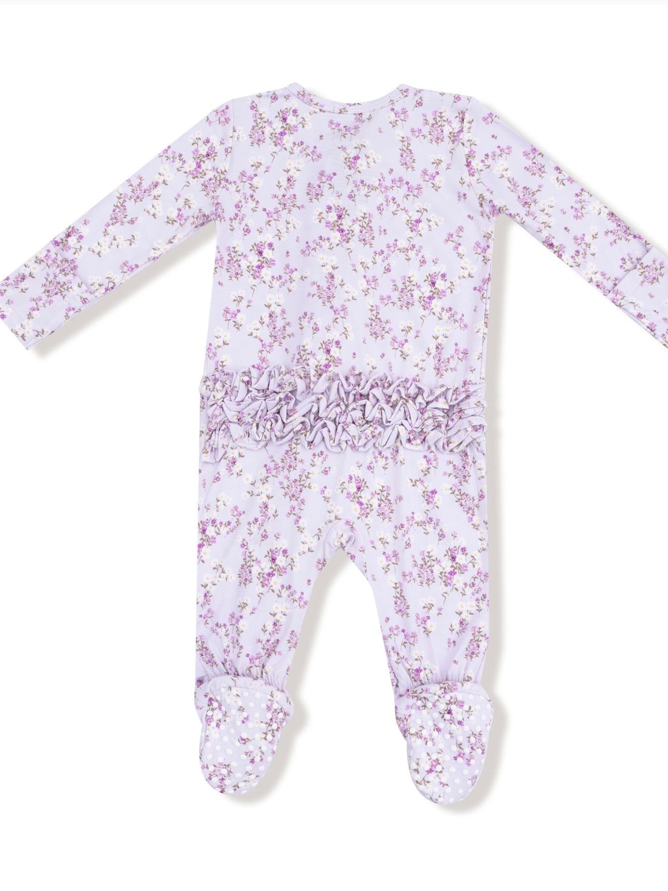 Sweet Dream Florals Ruffle Footie