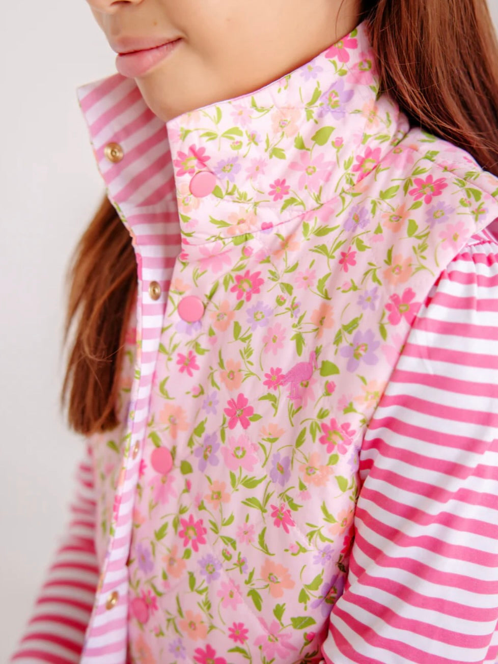 Romany Rose Stripe Long Sleeve Penny's Play Shirt
