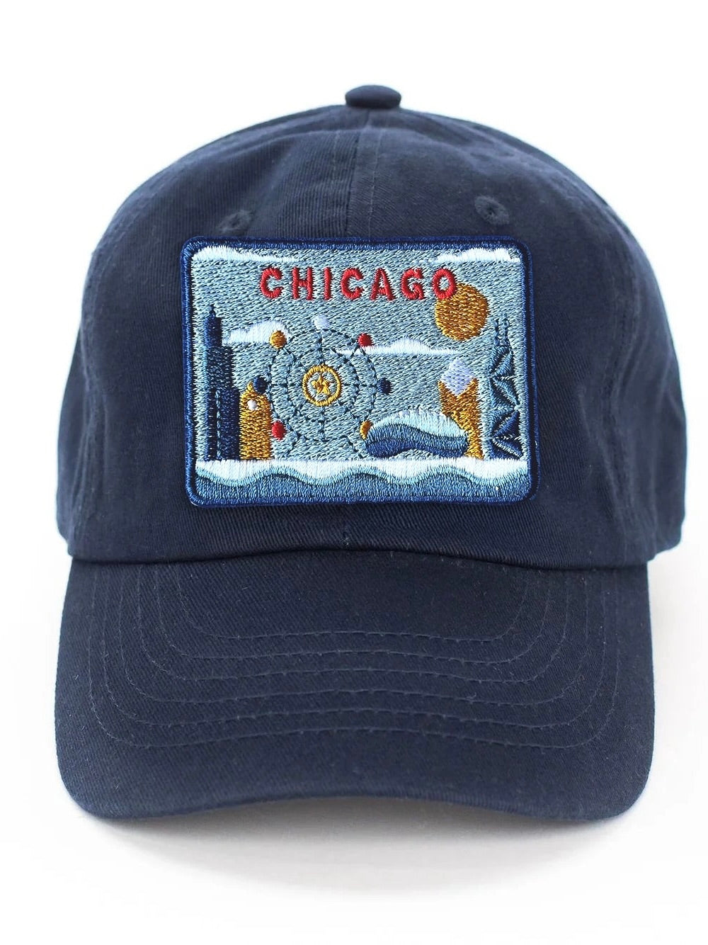 Chicago Postcard Baseball Hat - Navy