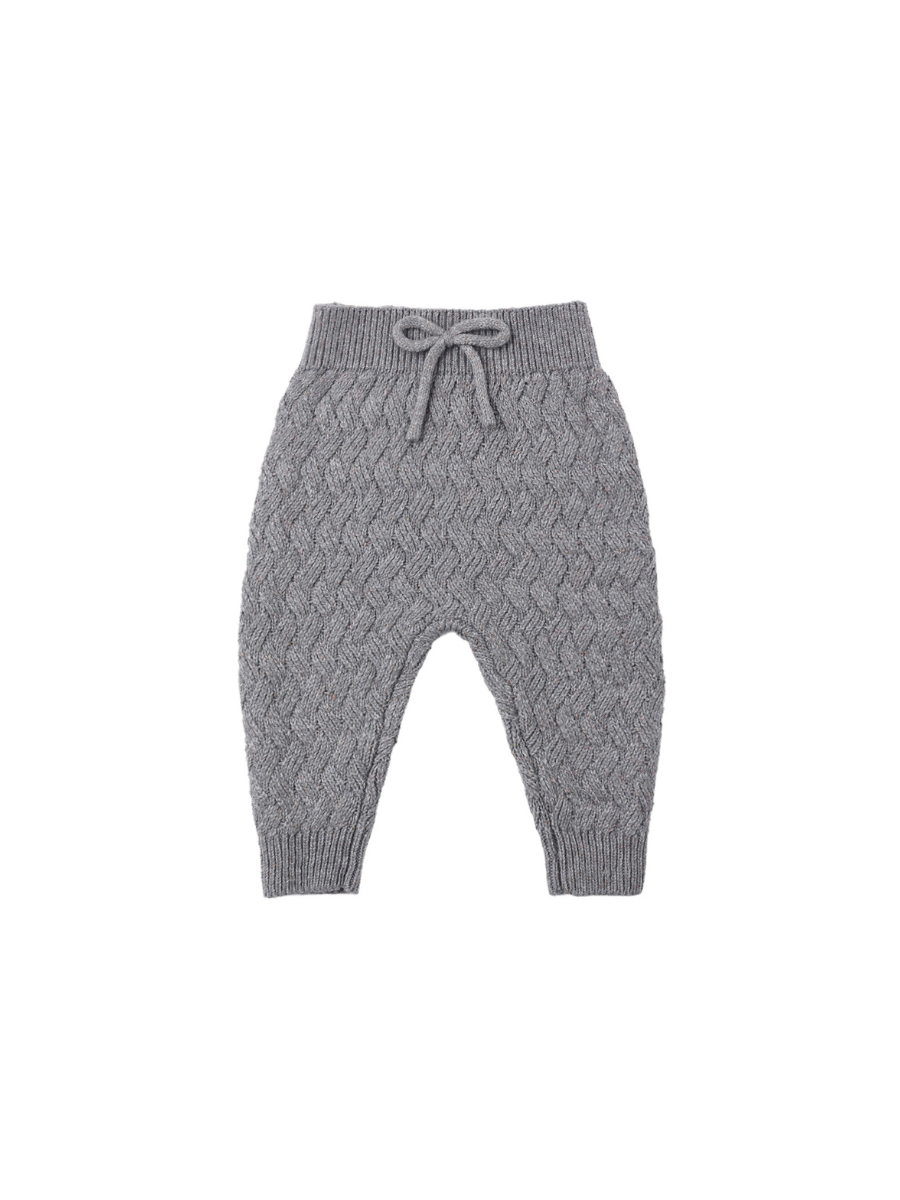 Heather Slate Knit Pant