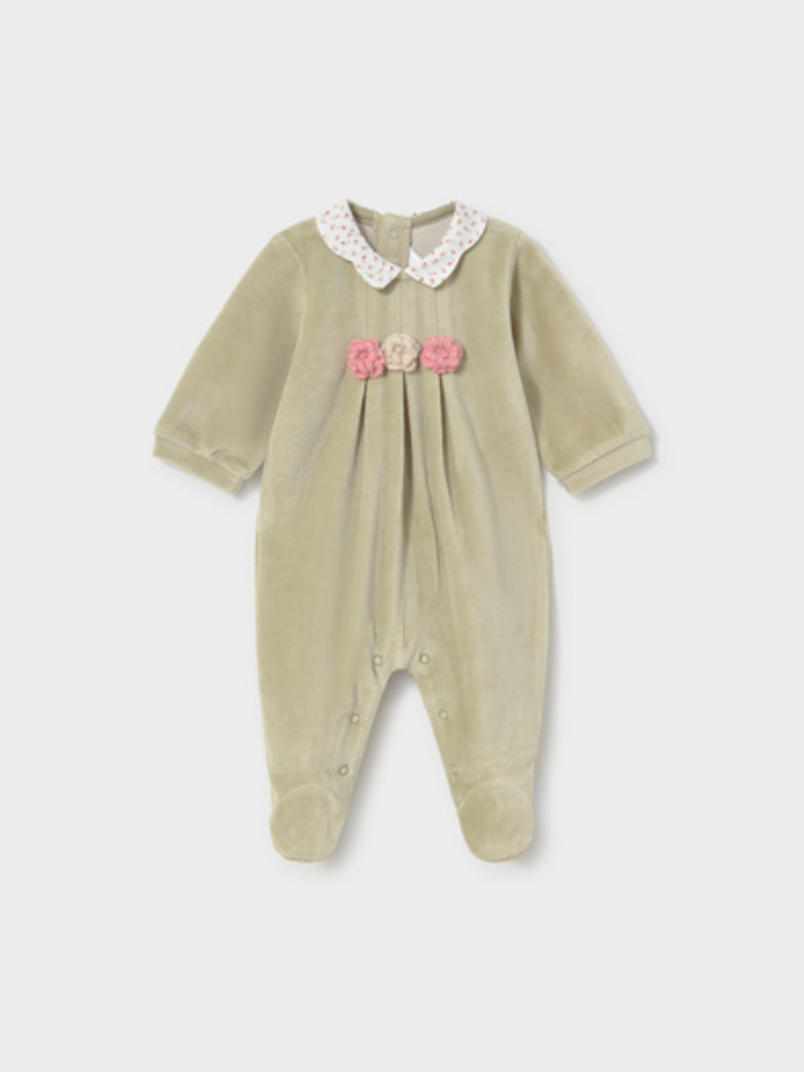 Bayleaf Velour Romper