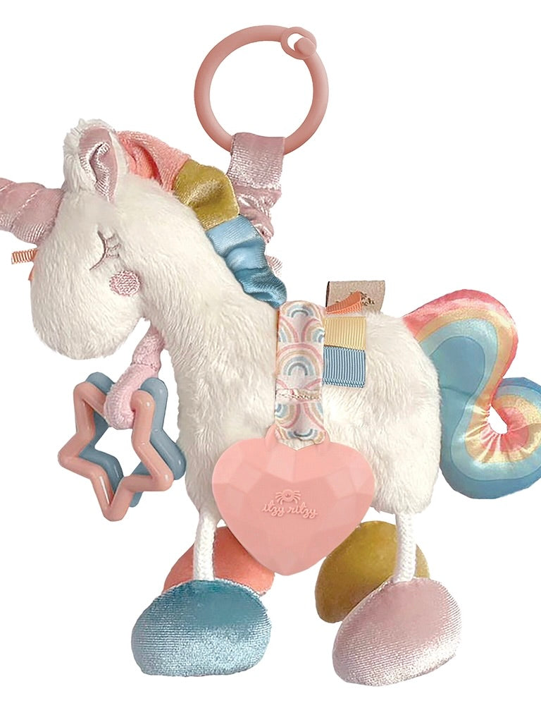 Link & Love Activity Plush with Teether Toy - Unicorn