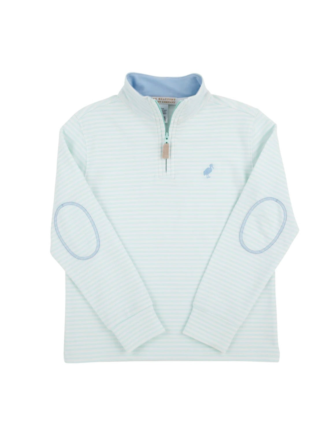 Hayword Half-Zip - Seafoam Stripe