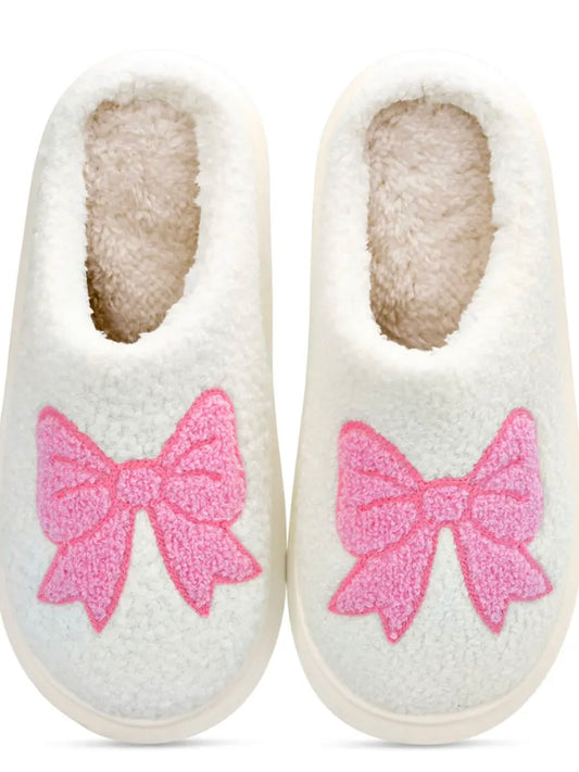 Cozy Bow Slippers