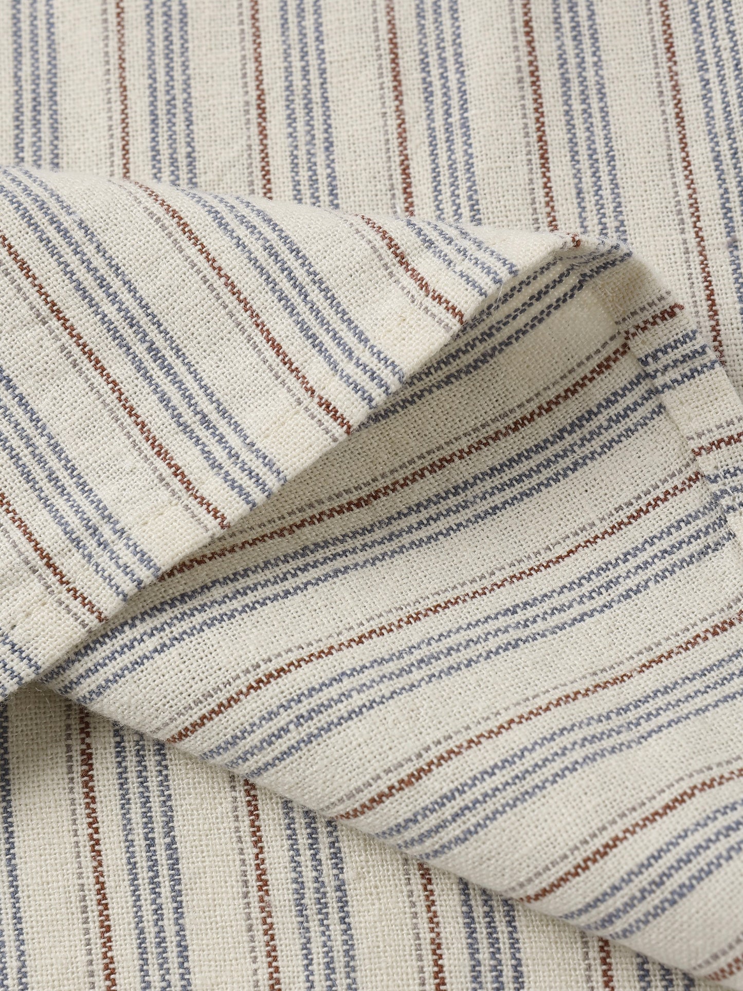 Nautical Stripe Collared Short Sleeve Shirt