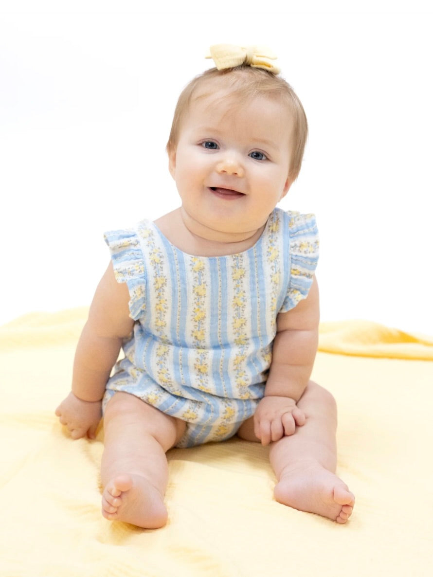 Odalys Floral Stripe Sunsuit