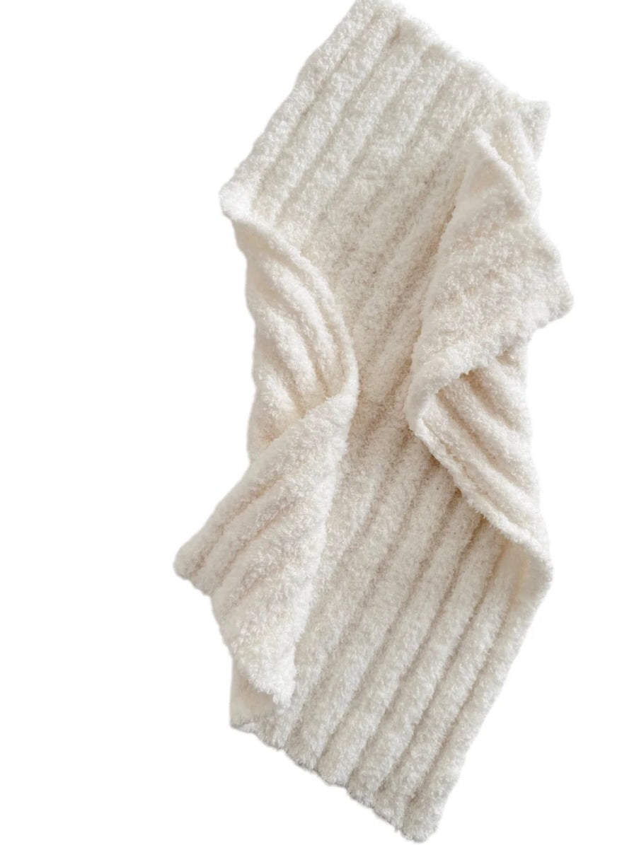 Phufy Bliss Wave Mini Blanket - Cream