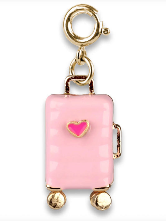 Charm It! Gold Suitcase Charm