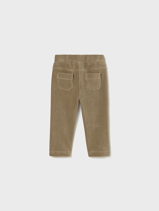 Basic Cord Knit Legging - Camel