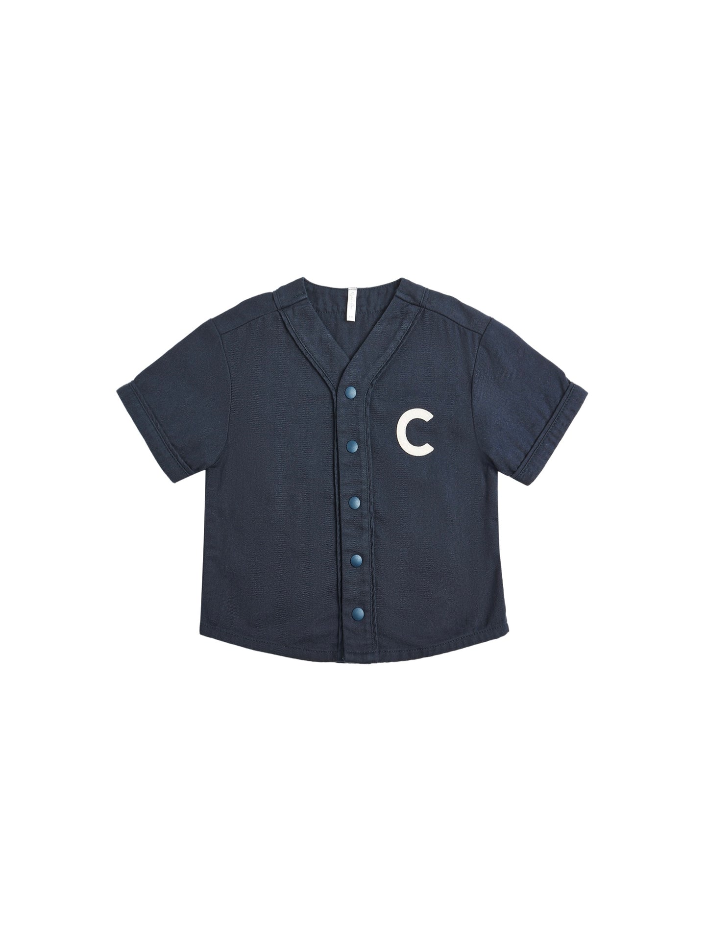 Navy C Baseball Shirt