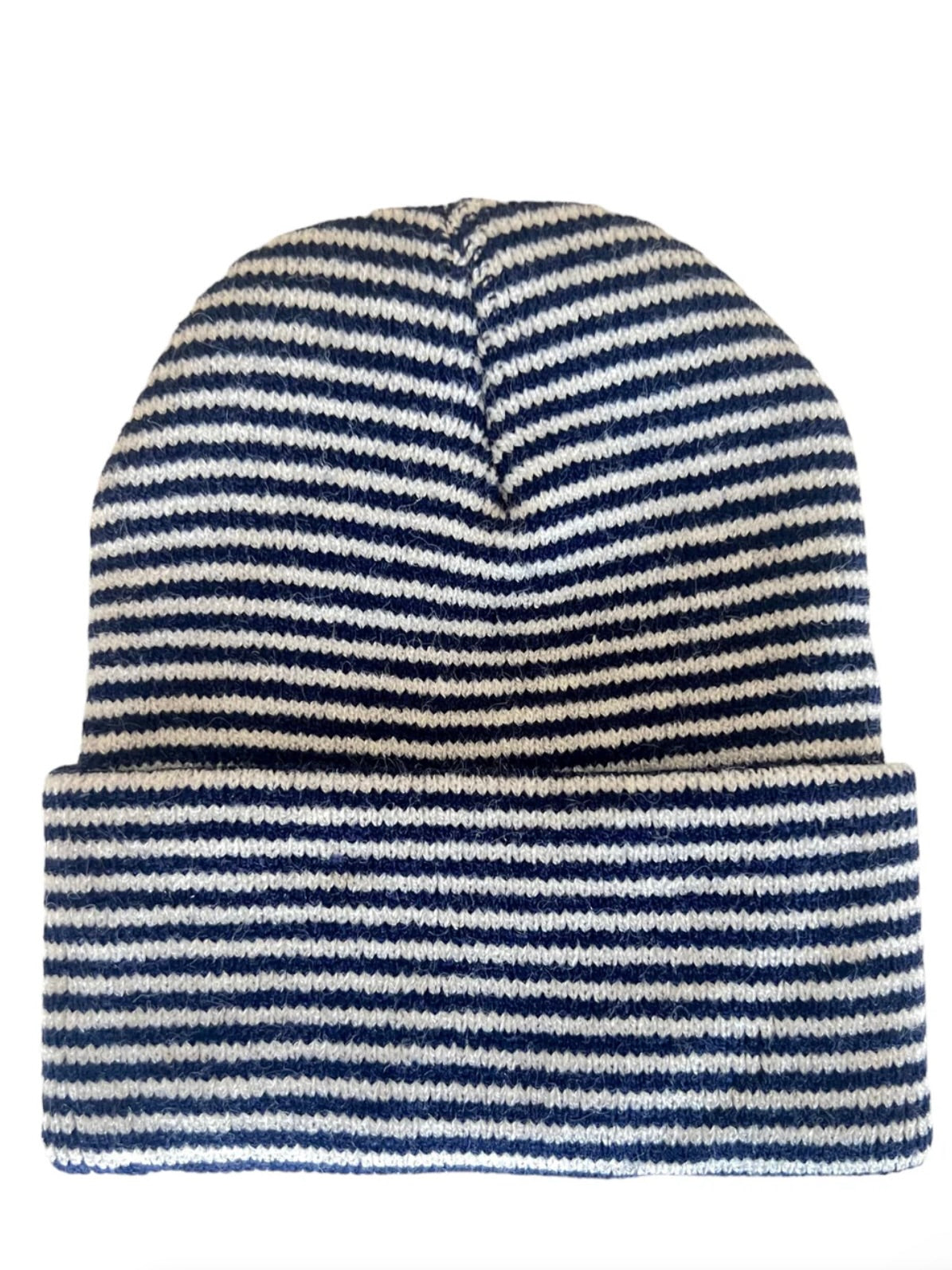 Baby's First Hat - Navy/White Stripe