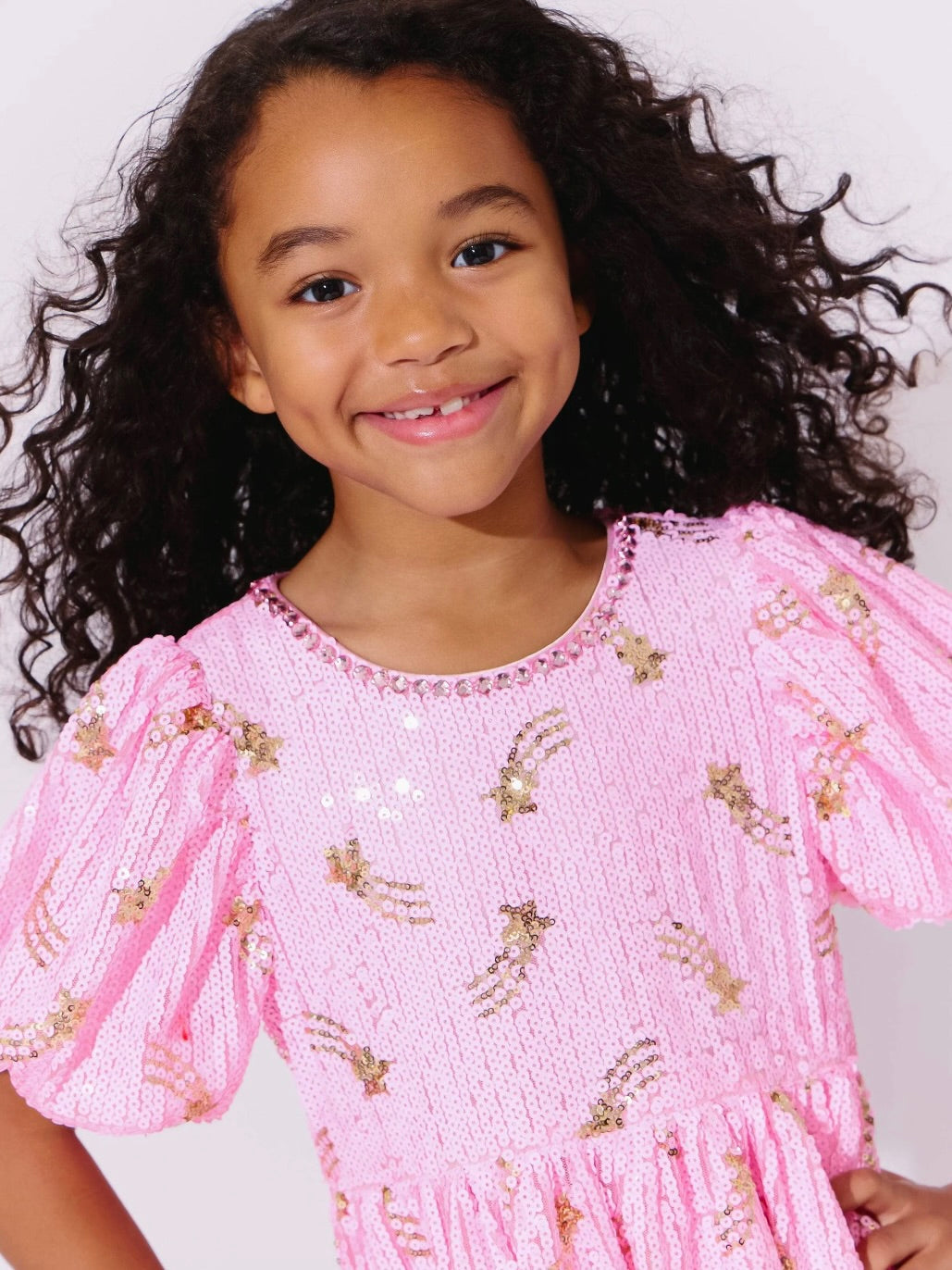 Shooting Star Sequin Gems Dress