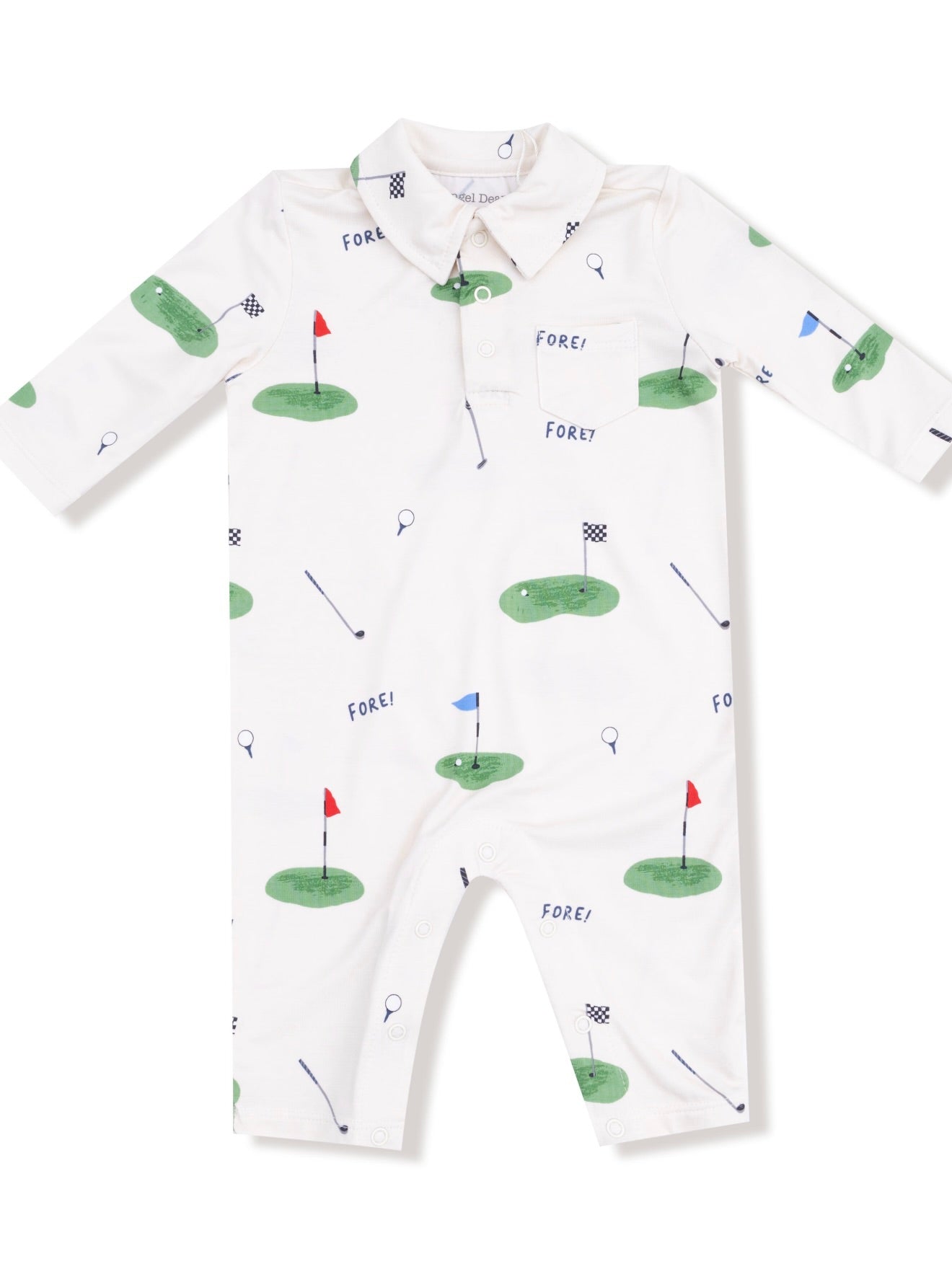 All Fore Golf - Polo Romper
