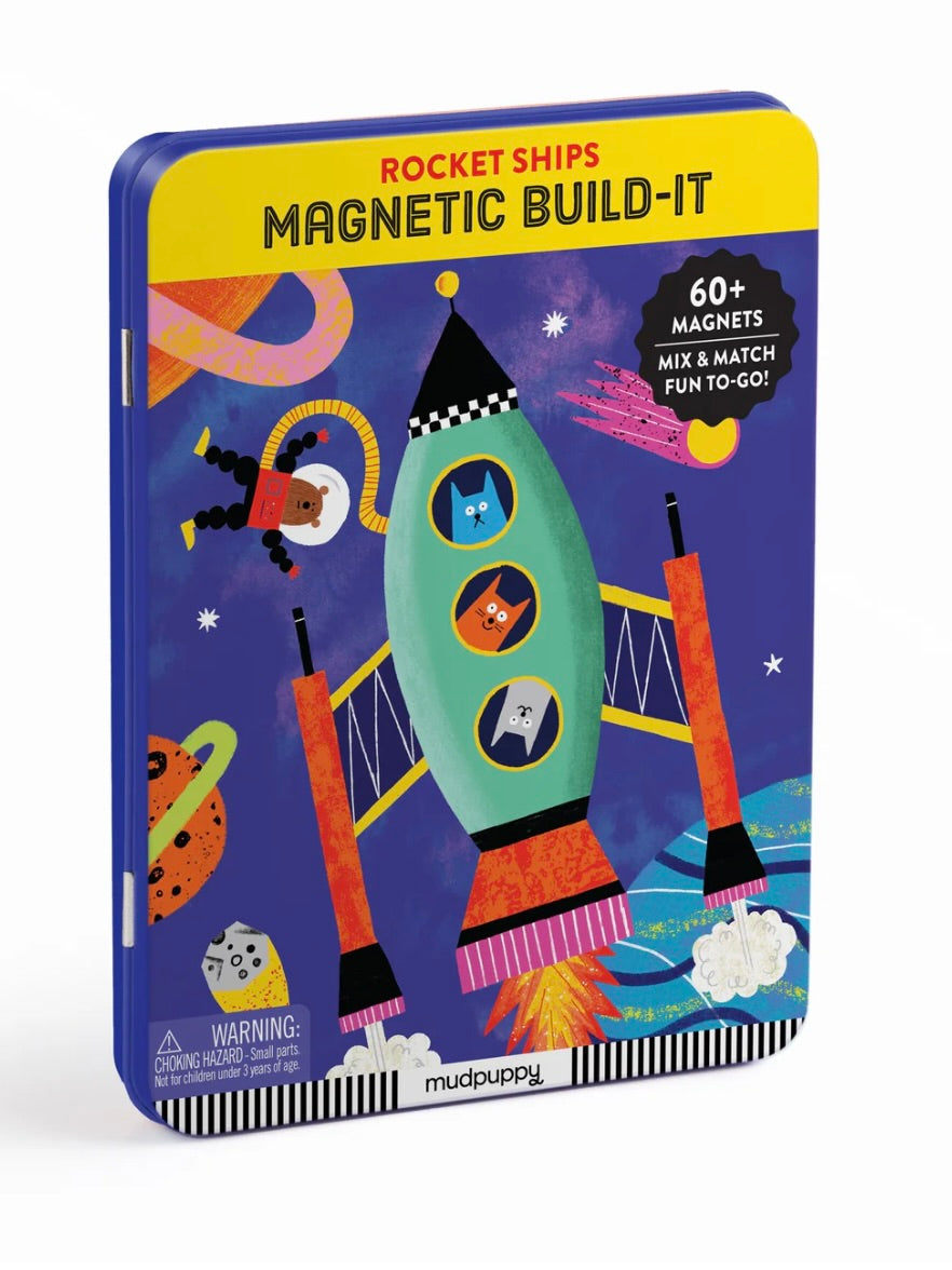 Rocket Ships Magnetic Build-It
