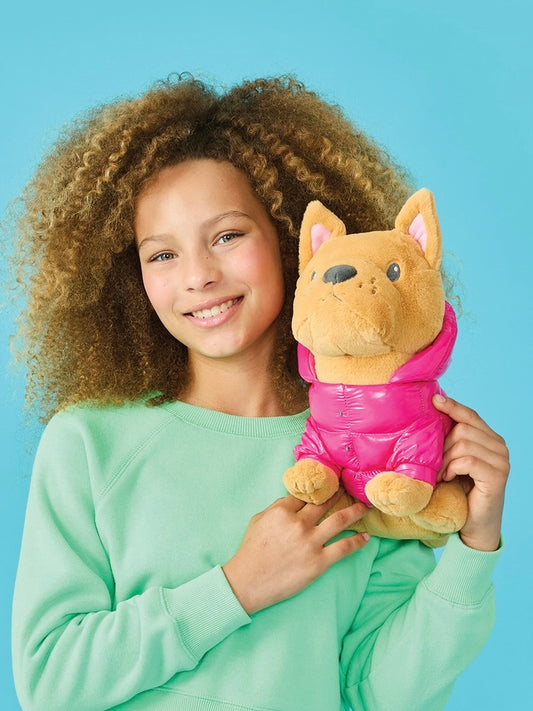 Dog in a Puffer Plushie