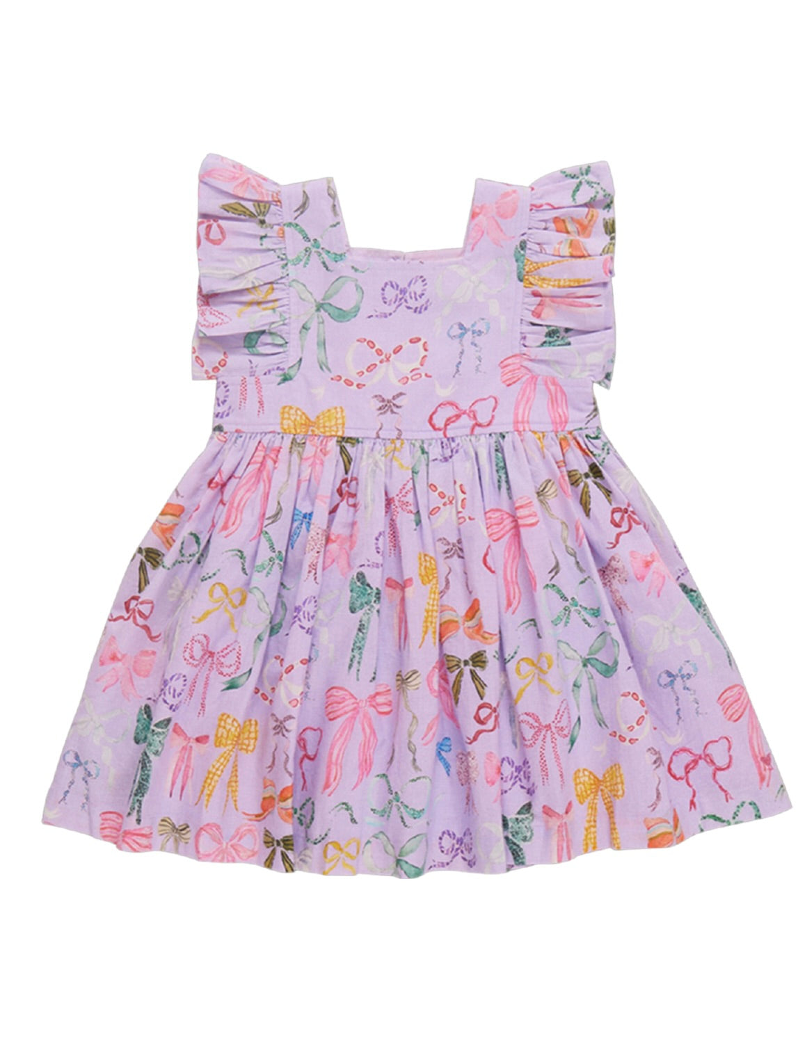 Watercolor Bows Elsie Dress