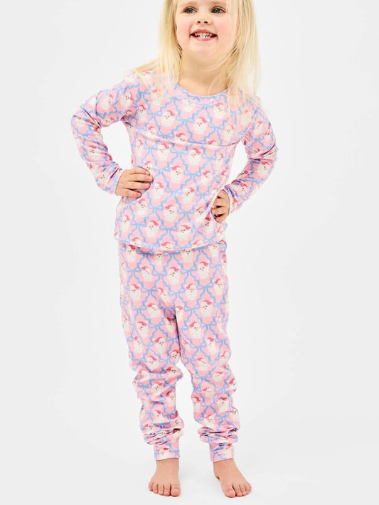 Santa Baby Bow Toddler Pajama Set