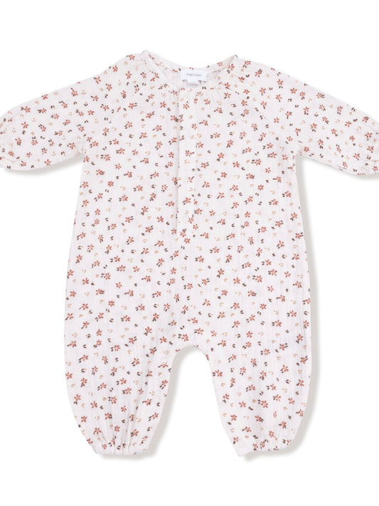 Carrie Floral Peasant Romper