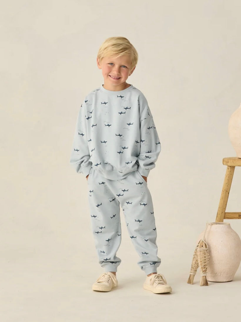 Light Blue Shark Sweatpant