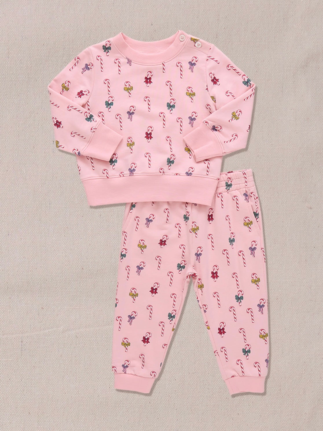 Mini Candy Cane Baby Jax Jogger Set