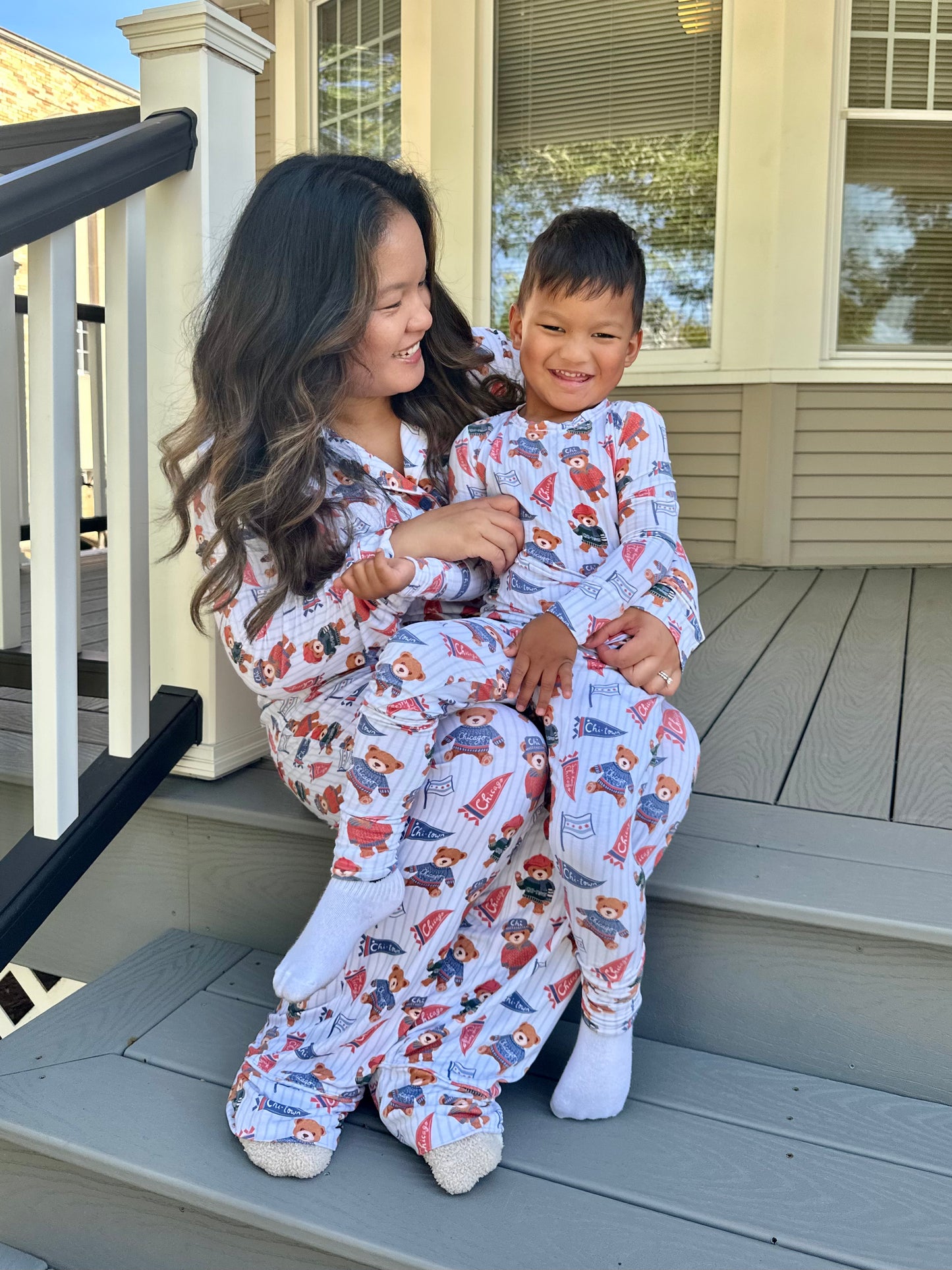 Chitown Teddy's Women's Pajamas- BLUE