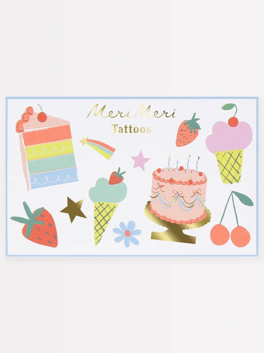 Temporary Tattoos - Birthday
