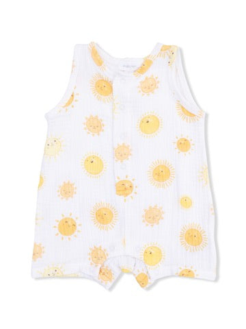 Happy Suns Sleeveless Shortie Romper